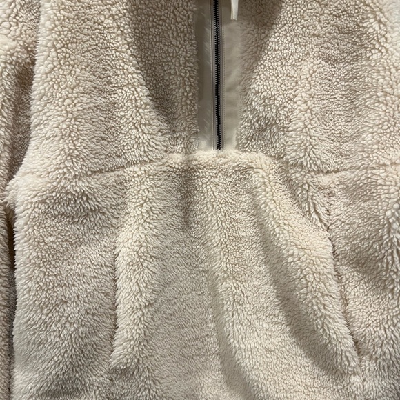 Women’s Varley Pull Over Half Zip Sherpa Appleton Fleece Cinch Waist Size L - Picture 3 of 14